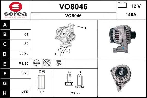 SNRA VO8046 - Ģenerators ps1.lv