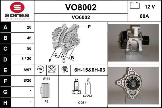 SNRA VO8002 - Ģenerators ps1.lv