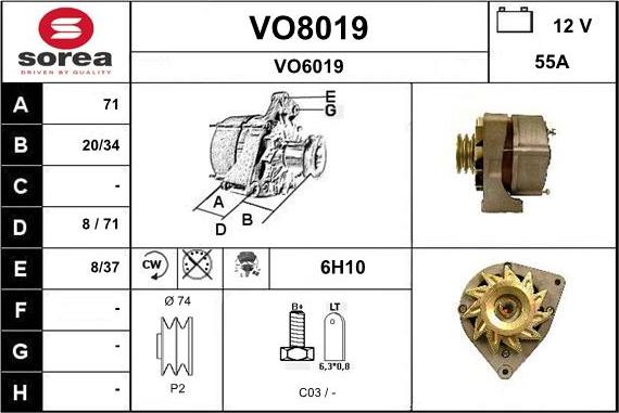 SNRA VO8019 - Ģenerators ps1.lv