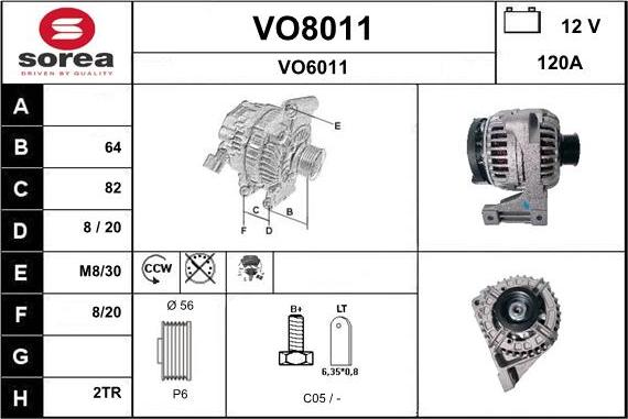 SNRA VO8011 - Ģenerators ps1.lv