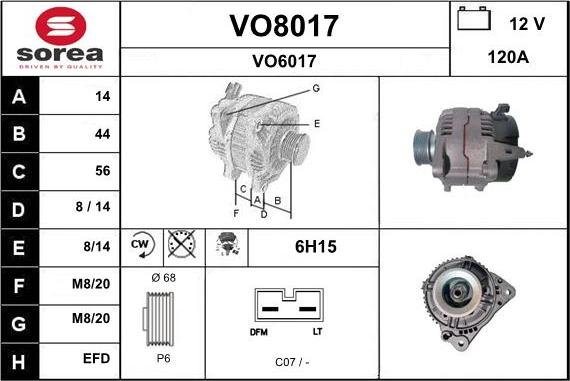 SNRA VO8017 - Ģenerators ps1.lv