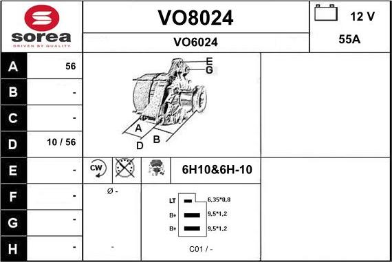 SNRA VO8024 - Ģenerators ps1.lv