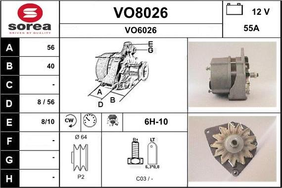 SNRA VO8026 - Ģenerators ps1.lv