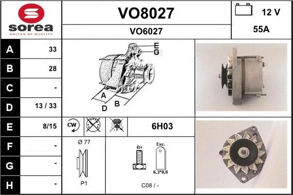 SNRA VO8027 - Ģenerators ps1.lv