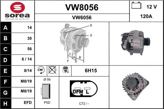 SNRA VW8056 - Ģenerators ps1.lv