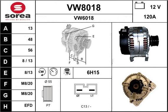 SNRA VW8018 - Ģenerators ps1.lv