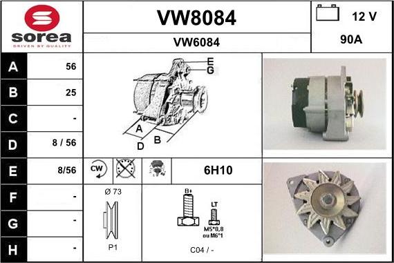 SNRA VW8084 - Ģenerators ps1.lv