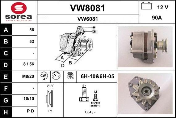 SNRA VW8081 - Ģenerators ps1.lv