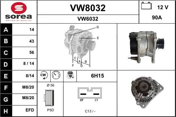 SNRA VW8032 - Ģenerators ps1.lv