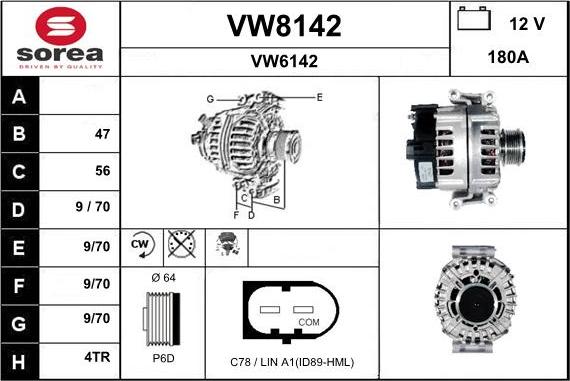 SNRA VW8142 - Ģenerators ps1.lv