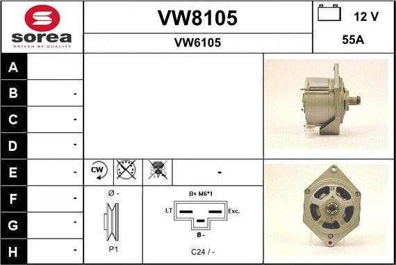 SNRA VW8105 - Ģenerators ps1.lv