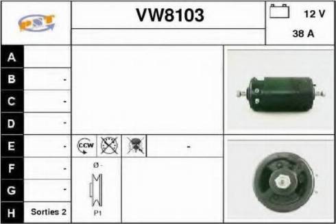 SNRA VW8103 - Ģenerators ps1.lv