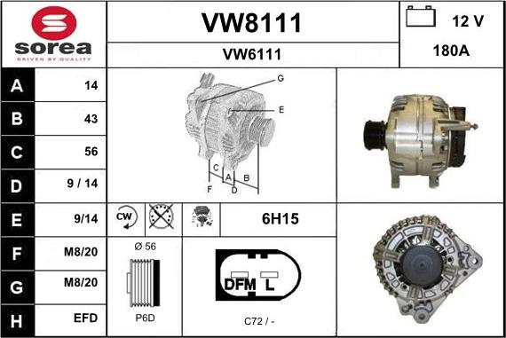 SNRA VW8111 - Ģenerators ps1.lv