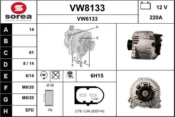 SNRA VW8133 - Ģenerators ps1.lv