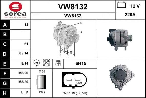 SNRA VW8132 - Ģenerators ps1.lv