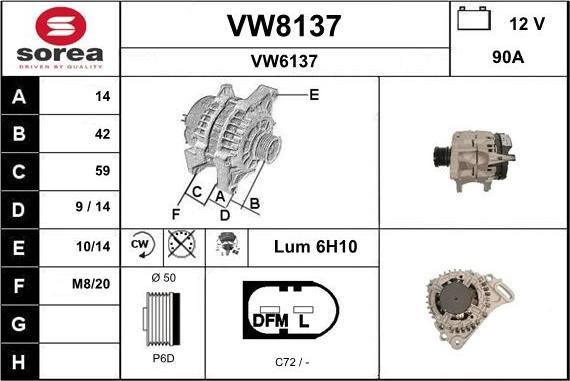 SNRA VW8137 - Ģenerators ps1.lv