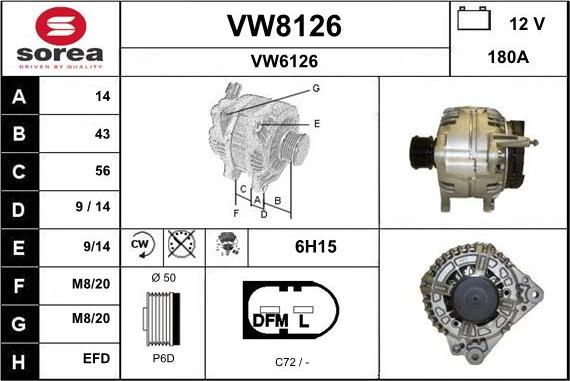 SNRA VW8126 - Ģenerators ps1.lv