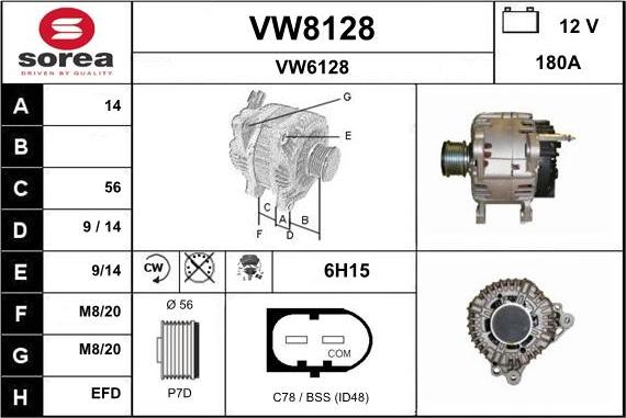 SNRA VW8128 - Ģenerators ps1.lv