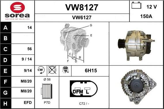 SNRA VW8127 - Ģenerators ps1.lv