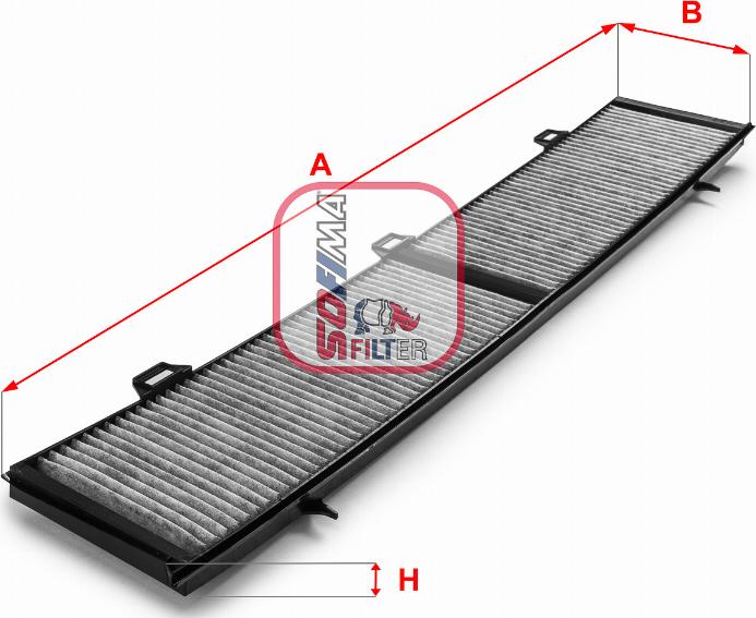 Sofima S 4154 CA - Filtrs, Salona telpas gaiss ps1.lv