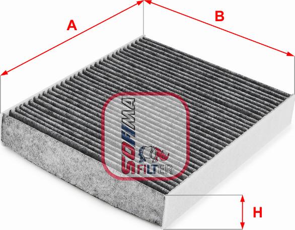 Sofima S 4296 CA - Filtrs, Salona telpas gaiss ps1.lv