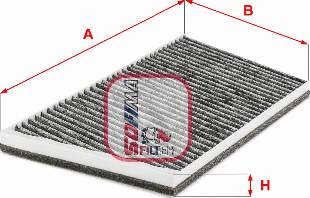 Sofima S 4246 CA - Filtrs, Salona telpas gaiss ps1.lv