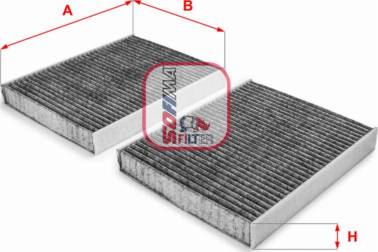 Sofima S 4231 CA - Filtrs, Salona telpas gaiss ps1.lv