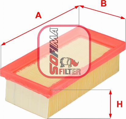 Sofima S 1780 A - Gaisa filtrs ps1.lv