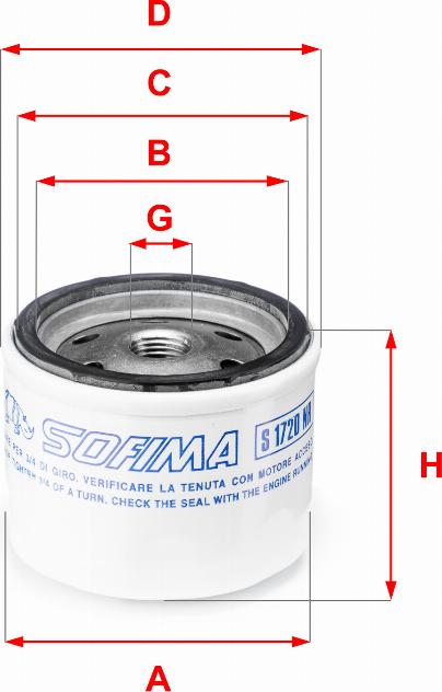 Sofima S 1720 NR - Degvielas filtrs ps1.lv