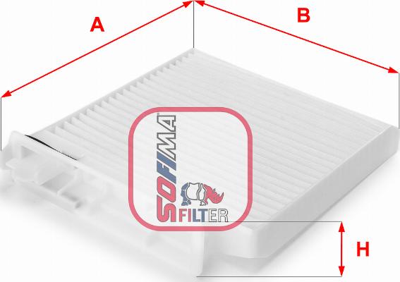 Sofima S 3104 C - Filtrs, Salona telpas gaiss ps1.lv
