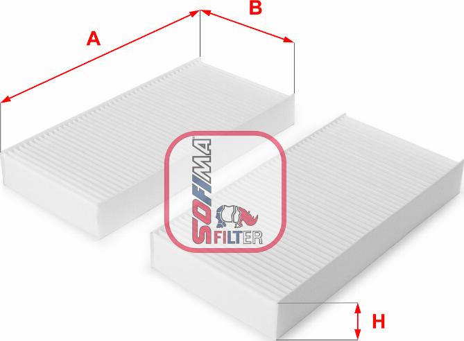 Sofima S 3108 C - Filtrs, Salona telpas gaiss ps1.lv
