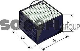 SogefiPro FA6124ECO - Degvielas filtrs ps1.lv