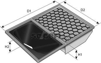 SogefiPro PA0782 - Gaisa filtrs ps1.lv