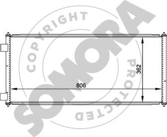 Somora 094460 - Kondensators, Gaisa kond. sistēma ps1.lv