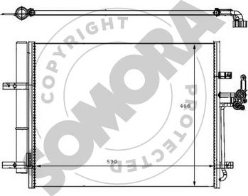 Somora 095460 - Kondensators, Gaisa kond. sistēma ps1.lv