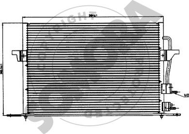 Somora 095160 - Kondensators, Gaisa kond. sistēma ps1.lv