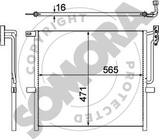 Somora 044060 - Kondensators, Gaisa kond. sistēma ps1.lv