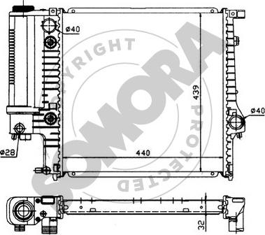 Somora 040347 - Radiators, Motora dzesēšanas sistēma ps1.lv