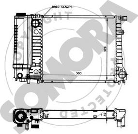 Somora 040240 - Radiators, Motora dzesēšanas sistēma ps1.lv