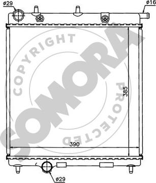 Somora 050440D - Radiators, Motora dzesēšanas sistēma ps1.lv