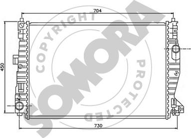 Somora 011440 - Radiators, Motora dzesēšanas sistēma ps1.lv