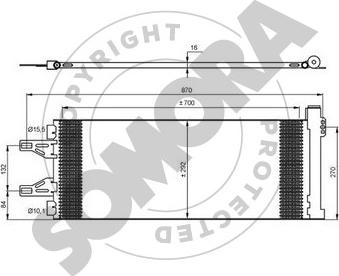 Somora 084260 - Kondensators, Gaisa kond. sistēma ps1.lv