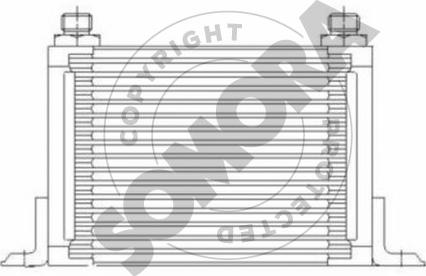 Somora 083165 - Eļļas radiators, Motoreļļa ps1.lv