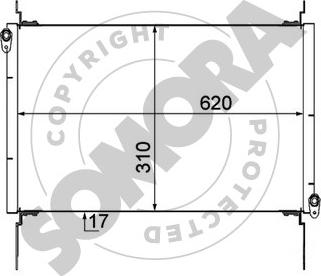 Somora 087060D - Kondensators, Gaisa kond. sistēma ps1.lv