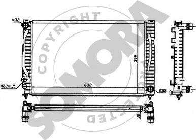 Somora 021342 - Radiators, Motora dzesēšanas sistēma ps1.lv