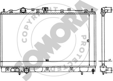 Somora 181140 - Radiators, Motora dzesēšanas sistēma ps1.lv