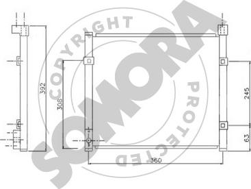 Somora 120560 - Kondensators, Gaisa kond. sistēma ps1.lv