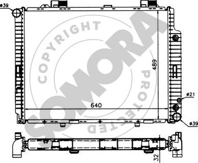 Somora 170644 - Radiators, Motora dzesēšanas sistēma ps1.lv