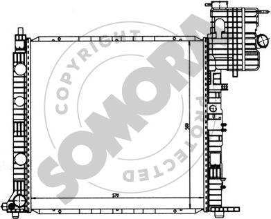 Somora 173040 - Radiators, Motora dzesēšanas sistēma ps1.lv