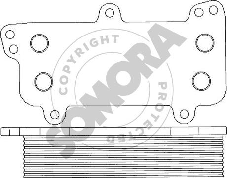 Somora 354165 - Eļļas radiators, Motoreļļa ps1.lv